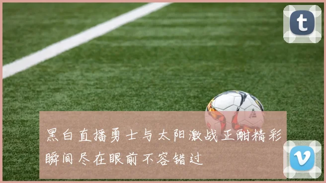 黑白直播勇士与太阳激战正酣精彩瞬间尽在眼前不容错过